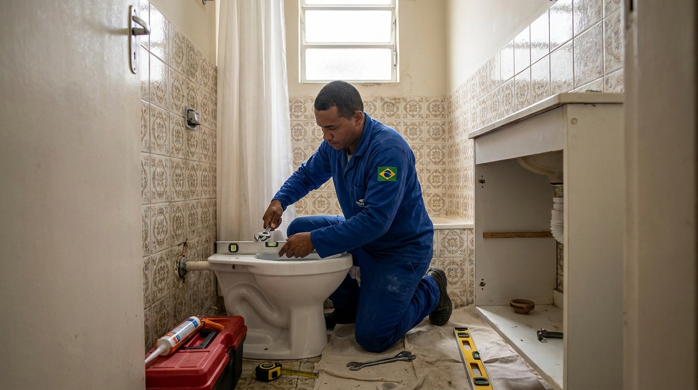 Ajuste de Base e Vedação no Flexal, Serra‑ES
