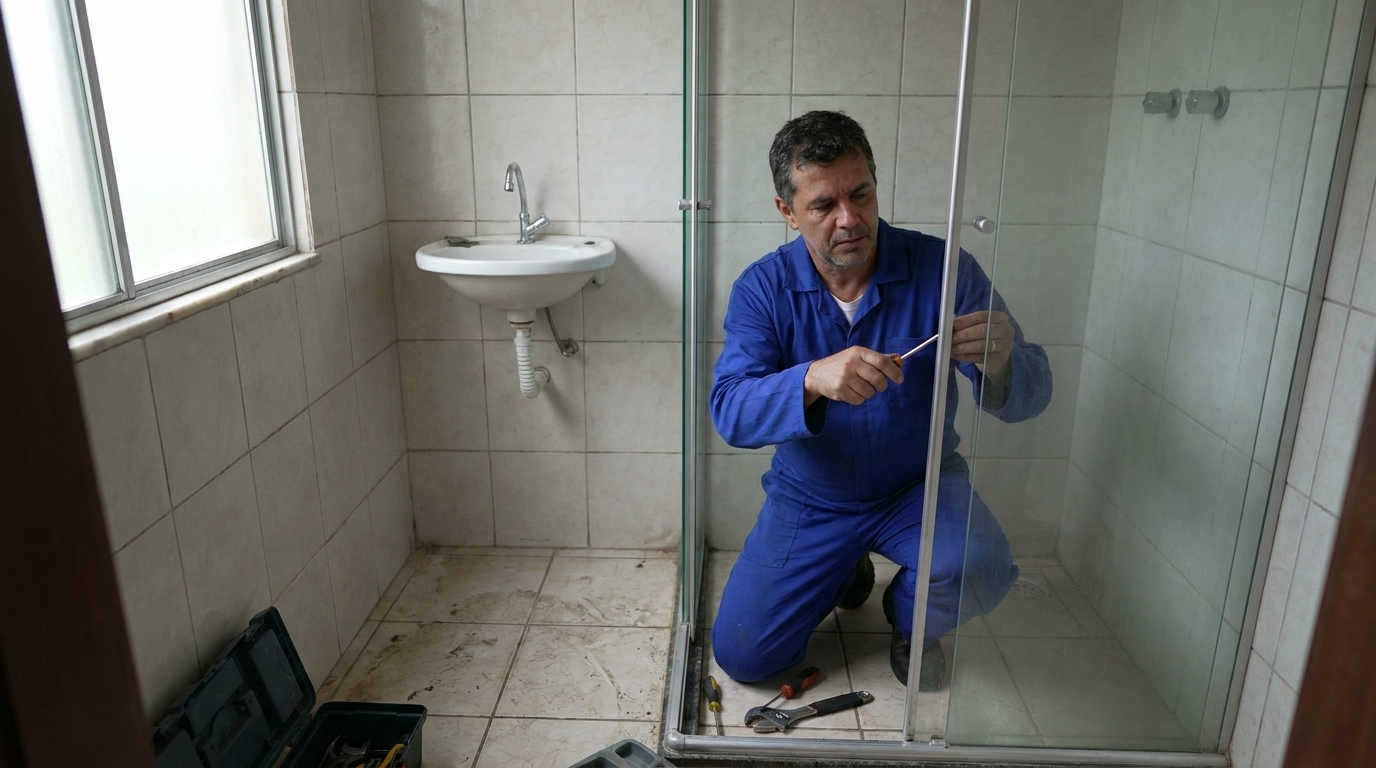 Troca de Roldanas e Trilhos no Flexal, Serra‑ES
